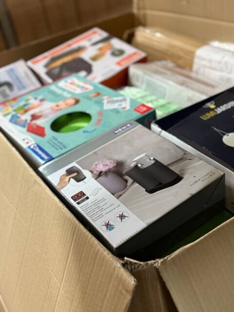 350 € pro Palette – MIX-Retourenware von deutschen Marktplätzen: Haushaltsgeräte, Elektronik, Kinderartikel, Top-Marken