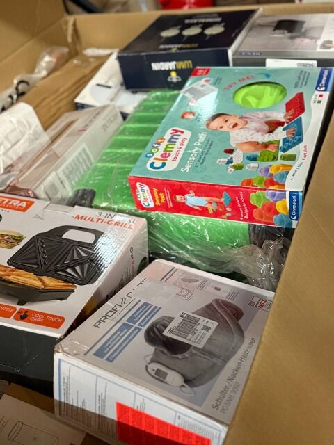 350 € pro Palette – MIX-Retourenware von deutschen Marktplätzen: Haushaltsgeräte, Elektronik, Kinderartikel, Top-Marken