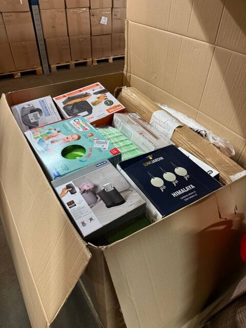 350 € pro Palette – MIX-Retourenware von deutschen Marktplätzen: Haushaltsgeräte, Elektronik, Kinderartikel, Top-Marken