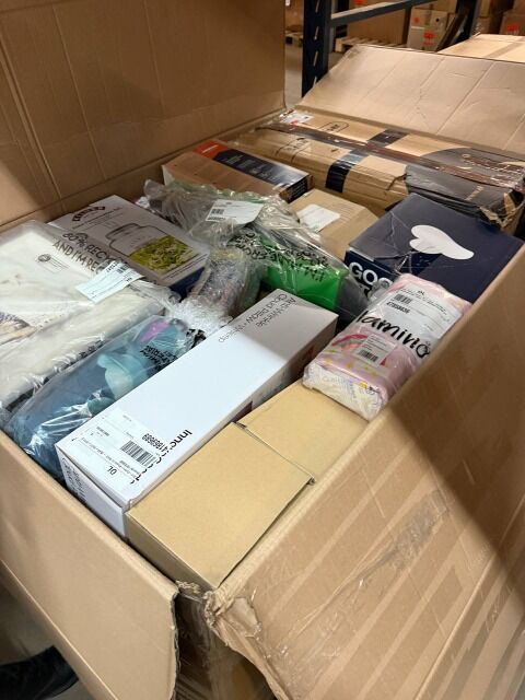 350 € pro Palette – MIX-Retourenware von deutschen Marktplätzen: Haushaltsgeräte, Elektronik, Kinderartikel, Top-Marken