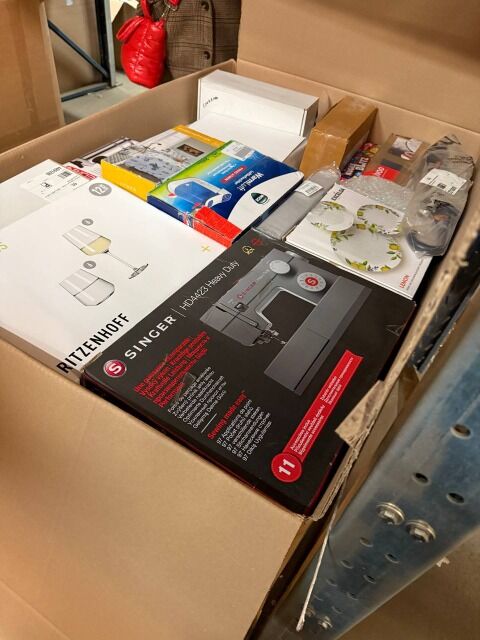 350 € pro Palette – MIX-Retourenware: Haushaltsgeräte, Elektronik, Haushaltswaren, Kinderartikel, Top-Marken aus Deutschland