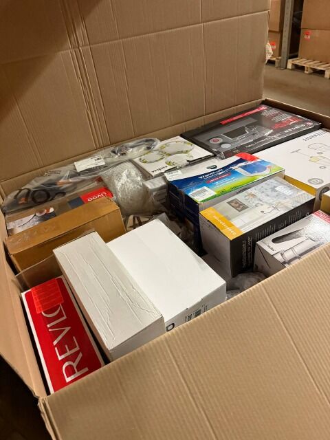 350 € pro Palette – MIX-Retourenware: Haushaltsgeräte, Elektronik, Haushaltswaren, Kinderartikel, Top-Marken aus Deutschland