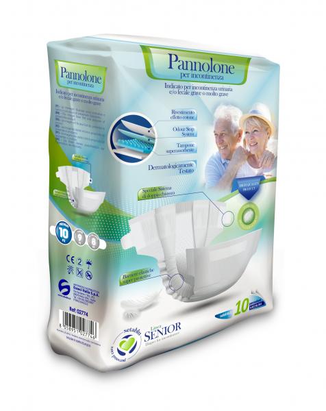 Inkontinenzwindeln für Erwachsene / Senioren M-L-XL 10 / 9 / 8 er Pack