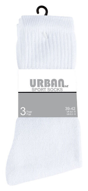 Stark Soul® Herren Frottee Sportsocken in weiss