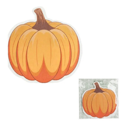 12er Pack Kürbis-Silhouetten-Servietten - Herbstliches Design für Ihr Tischgedeck