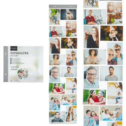 16-Fächer Bildhalter für 10x15cm Fotos in Quer- und Hochformat