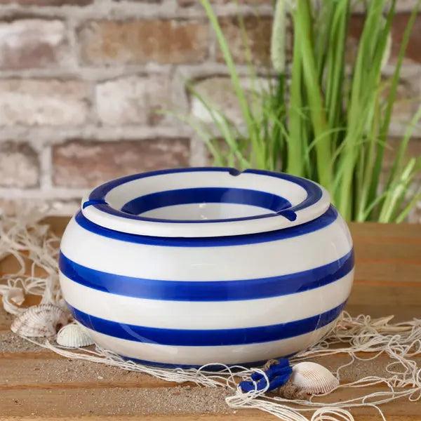 23cm Gro&szlig;er Maritimer Sturmaschenbecher - Windfester Aschenbecher im Seeklima-Stil