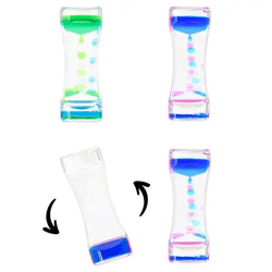 2er Set Liquid Motion Bubbler, ca. 14 cm hoch, entspannendes Blasenspiel, sensorischer Spaß