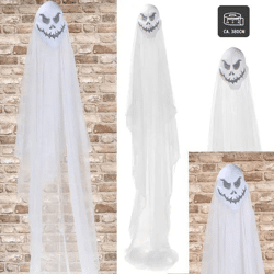 3,8m großer aufblasbarer Geist - Unheimliche Halloween-Dekoration für Garten oder Gruselhaus