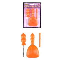 3-teiliges Kürbisschnitzset – Grundwerkzeuge für Halloween-Kürbislaternen