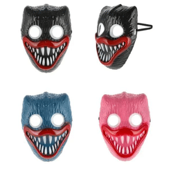 3er Set Monstermasken für Halloween, je ca. 23cm Hoch