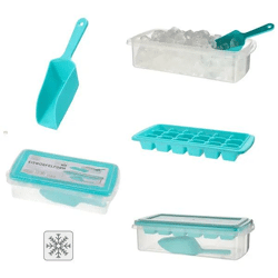 4-teiliges Eiswürfelformen-Set, Großformat 26x13x7cm, Küchenzubehör