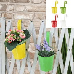 4er Set Springflower Übertöpfe, Klein, Ø ca. 11 cm – Charmante Pflanzgefäße