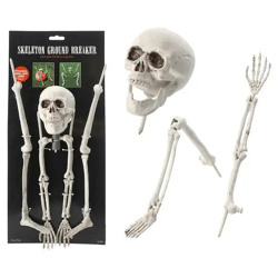 5-teiliges Skelett-Set mit Erdspießen für Außendekoration