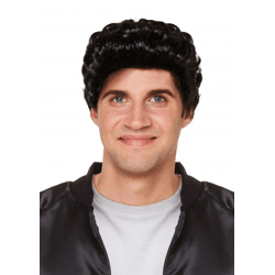 50Er Jahre Teddy Boy Perücke, 75G, Retro Rockabilly Stil, Herren Karneval & Mottoparty