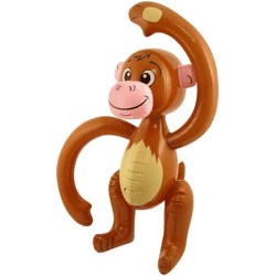 58 cm großes aufblasbares Affenspielzeug – perfekt für Kinderpartys und Pool-Spas