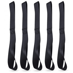 5X Zurrschlaufen - Schlaufen 30 cm Dopelschlaufen Rundschlinge Halteband zur Befestigung bei Transport Motorrad, Ladungssicherung (5X)