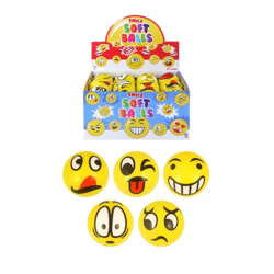 6 cm Weiche Gesichtsbälle, 12Er Pack, Sortierte Farben, Kinderspielzeug