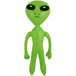 64 cm aufblasbarer Alien, großes außerirdisches Spielzeug für Partys und Dekoration