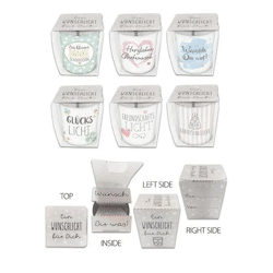 6er Set Zauberlichter in Präsentationsbox, Maße 6x7x6 cm