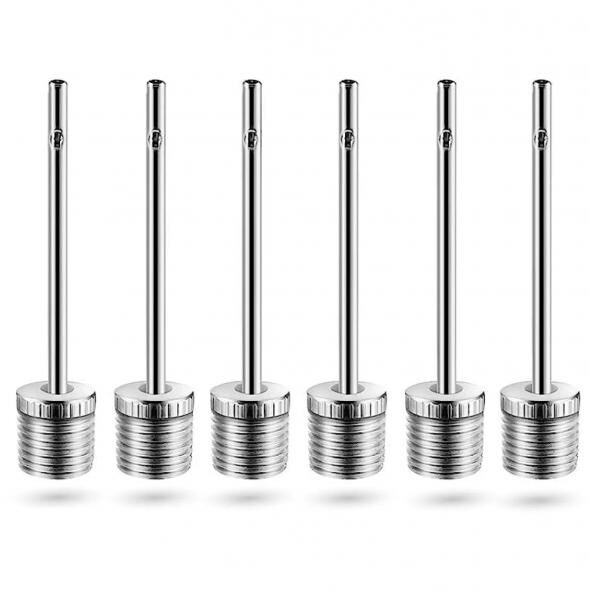 6x Ballpumpe Schraubgewinde - alle B&auml;lle - Ballnadeln Adapter Nadeln Ersatznadeln Ventilnadeln Nadelventil (6X St&uuml;ck)