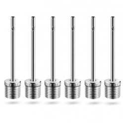 6x Ballpumpe Schraubgewinde - alle Bälle - Ballnadeln Adapter Nadeln Ersatznadeln Ventilnadeln Nadelventil (6X Stück)