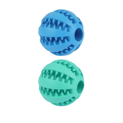 7 cm großer Hundeball – 2 verschiedene Farben – langlebiges Spielzeug für Hunde – geeignet zum Spielen und Training