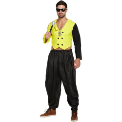 80Er Jahre Rap König Kostüm Für Erwachsene, Hip-Hop Outfit