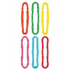 91cm Lei Girlande Aus Kunststoff, Verschiedene Farben, 6Er-Pack