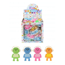 Affen-Radiergummi 5cm, 4 verschiedene Farben