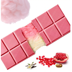 Angel Hair Schokolade rosa - mit Granatapfel, Vanillearoma, Engelshaar Zuckerwatte & Pistaziencreme - 60 Gramm Tafel - Dubai Schokolade 2.0