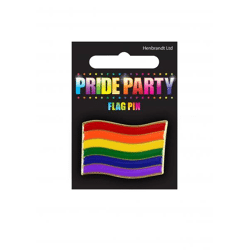 Anstecker Pin Pride Flag, 4 Cm - Nationalflaggen-Emblem Für Kleidung & Taschen