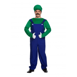 Work trousers for men, D/Up Super Werkman, Robust & Durable, Green, Size XL