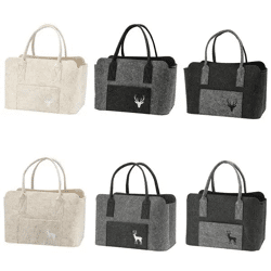 Aufbewahrung Filztasche Set - 6 Stück, 38x26x26cm - Robuste und Vielseitige Organizer