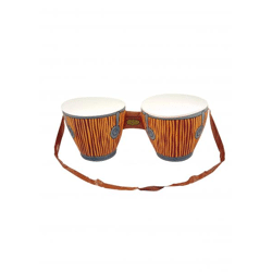 Aufblasbare Bongo-Trommeln mit Tragegurt, 27x25x62 cm, Musikinstrumente