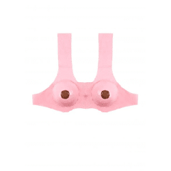 Aufblasbare Brüste, 60 x 25 cm - Party-Scherzartikel, Karnevalszubehör