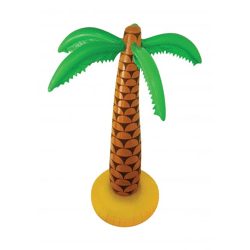 Aufblasbare Palme 90 cm – Tropische Dekoration für Partys und Pool