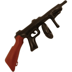Aufblasbare Tommy Gun 80 cm, Partyzubehör für Kostüme & Events