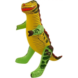 Aufblasbarer Dinosaurier, 43 cm, robust und kindersicher, ideal für Party und Dekoration