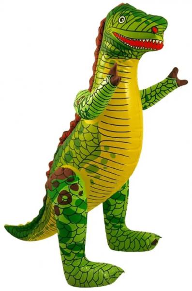 Inflatable dinosaur, 90 cm, large, toy for children, garden decoration, robust and safe