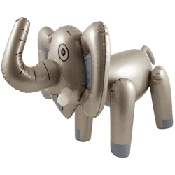 Aufblasbarer Elefant 65cm - Kinderfreundliches Spielzeug für Pool & Garten