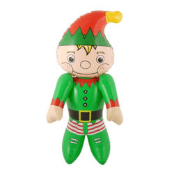 Aufblasbarer Elf 65 cm – Weihnachtsdeko, festlich & kinderfreundlich