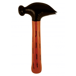 Aufblasbarer Hammer, 86 cm, Braun - Spielzeughammer Für Partys & Events