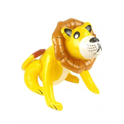 Aufblasbarer Löwe 53Cm - Kinderpool Spielzeug, Tierfigur Für Strand & Partydekoration