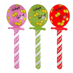 Aufblasbarer Lollipop 72 cm – Bunter Pool Schwimmspielzeug, 3 Sorten, Wasserspiel für Kinder & Partys