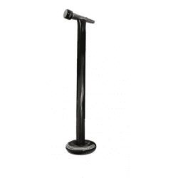 Aufblasbares Mikrofon auf Ständer 125 cm – Party-Deko & Karaoke-Zubehör