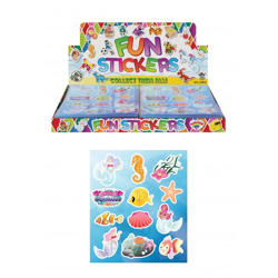 Aufkleber-Set „Meerjungfrau“, 12-teilig, wasserabweisend, 10 x 11,5 cm – ideal für Kinder und zum Basteln