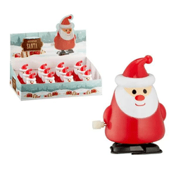 Aufziehfigur Großer Santa, 7 cm – Perfekte Weihnachtsdeko für den Tisch