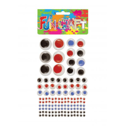 Augen-Bastelset, 4 verschiedene Größen, kreative Augen für DIY-Projekte und Bastelarbeiten