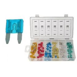 AUTOSICHERUNGEN: Kfz-Sicherungen Set - Umfangreicher Fahrzeugsicherungs-Satz für Autoelektrik